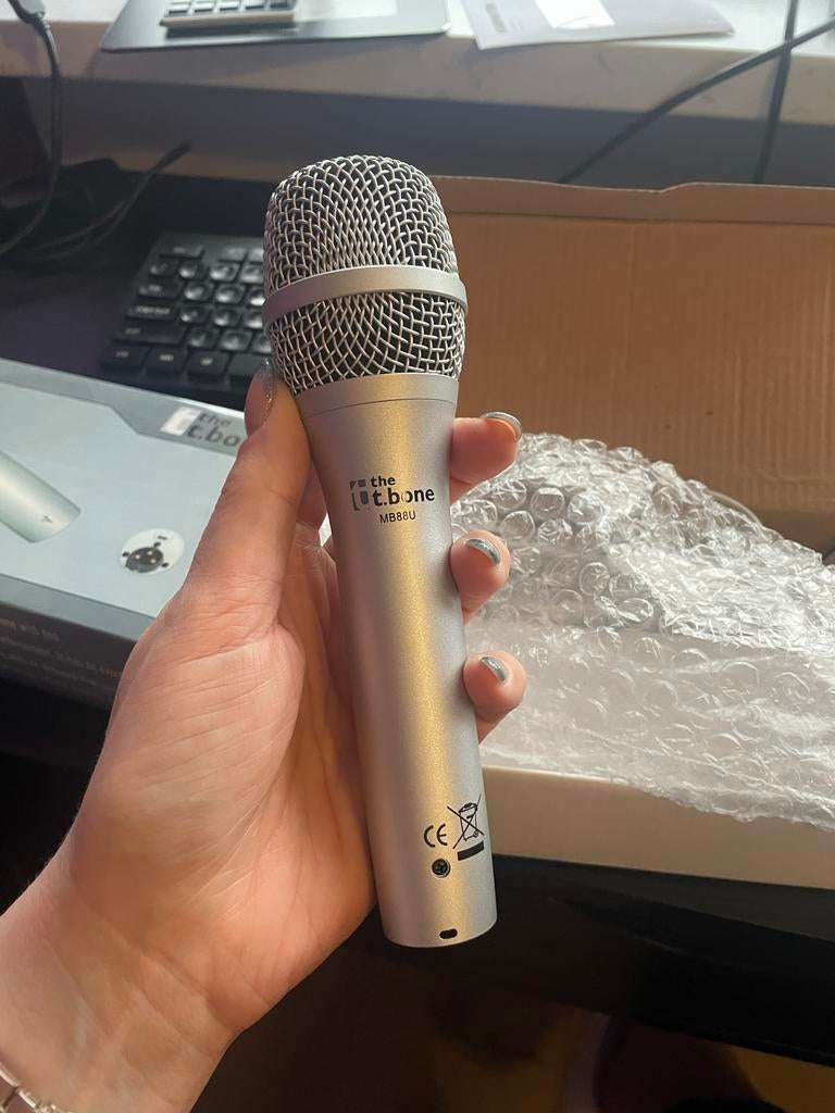 T.bone MB88U Microfoon - Nieuw in doos, Ophalen of Verzenden, Nieuw, Zangmicrofoon