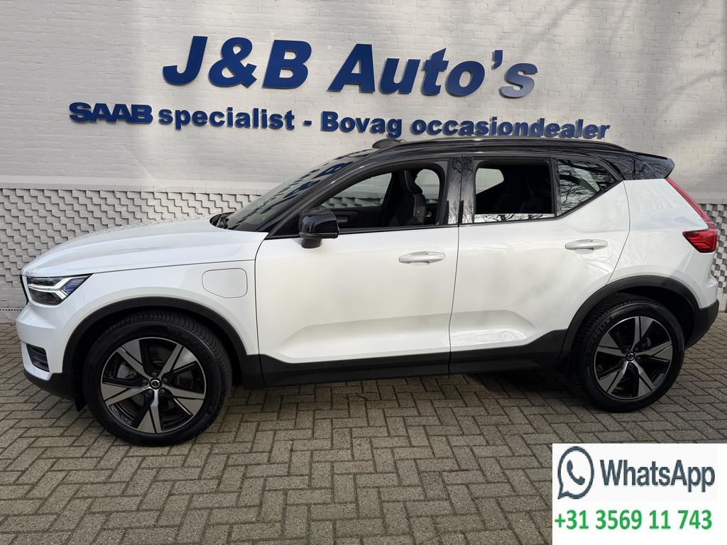 Volvo XC40 1.5 T4 Recharge R-Design Panorama dak Onderhoudsb, Lichtsensor, 129 pk, Wit, Plug-in hybride