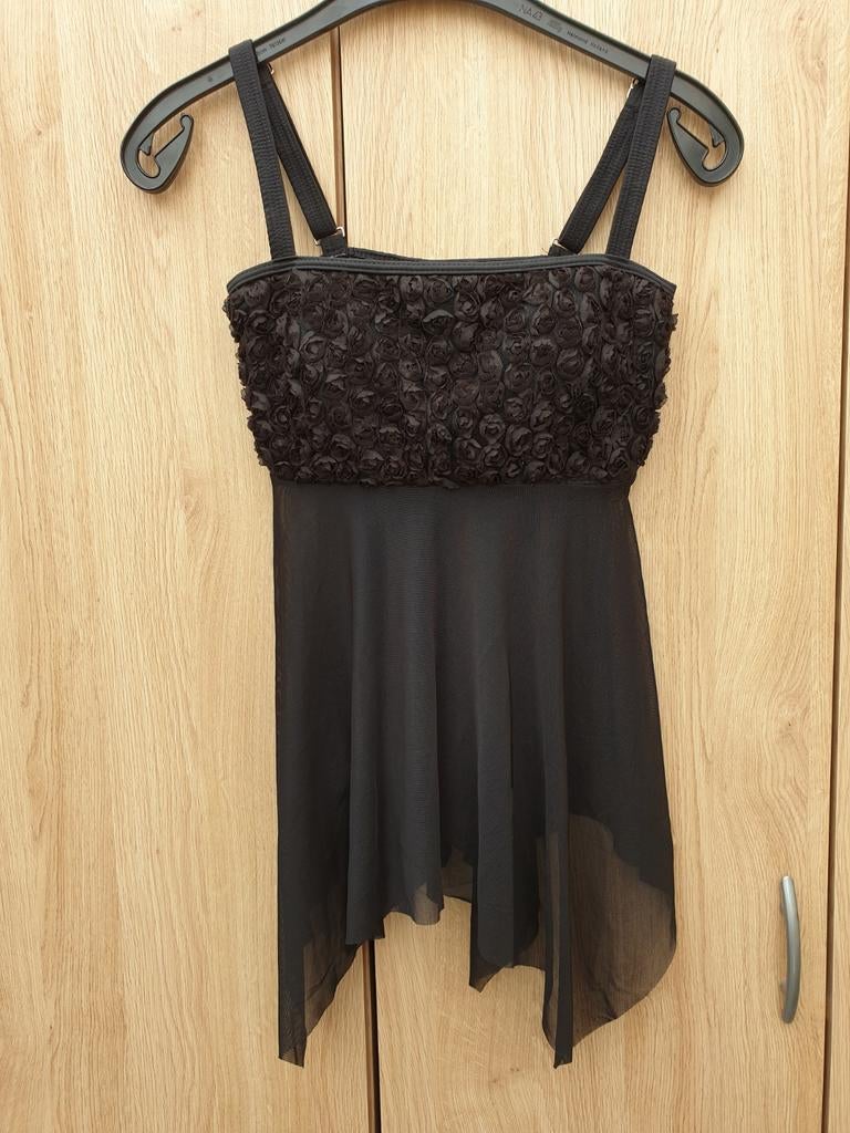 NIEUW Chique top zwart met brocante bove kant zwart, Ophalen, Nieuw, Zwart, Overige typen