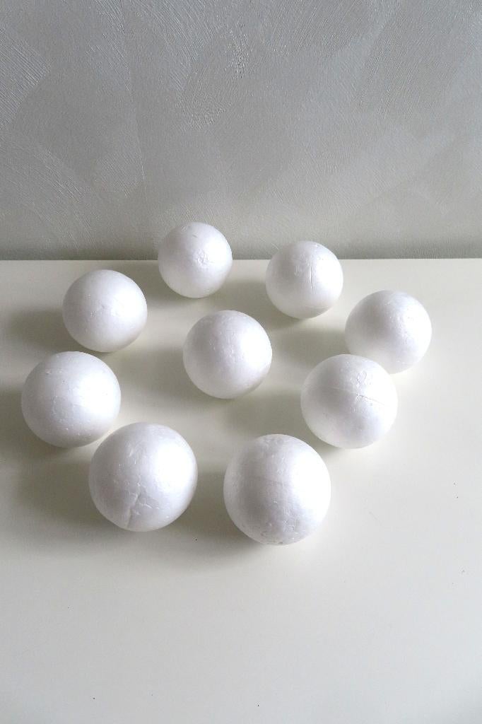 Styropor Hobby Piepschuim Knutsel Ballen 9x *Nieuw* (4851), Ophalen of Verzenden, Nieuw