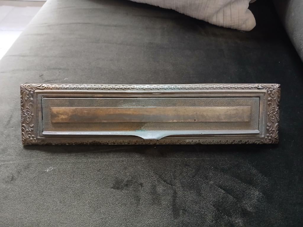 Antieke brievenbusklep, Ophalen of Verzenden, Gebruikt, Overige materialen