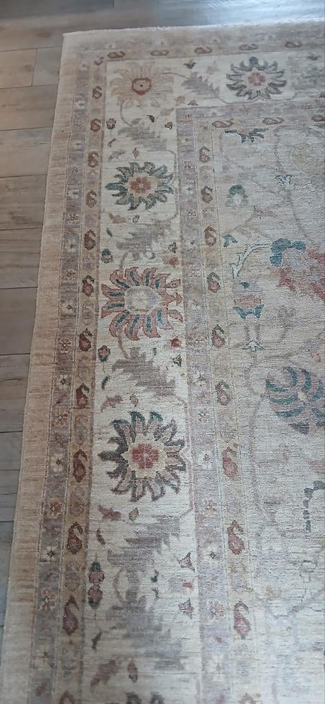 Ziegler Pakistan Handgeknoopt Tapijt - 270 x 362 cm, Klassiek, Traditioneel, Oosters, 200 cm of meer, Ophalen of Verzenden, Zo goed als nieuw