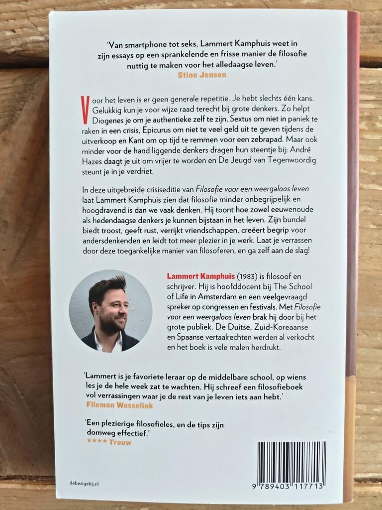 Filosofie voor een weergaloos leven., Ophalen of Verzenden