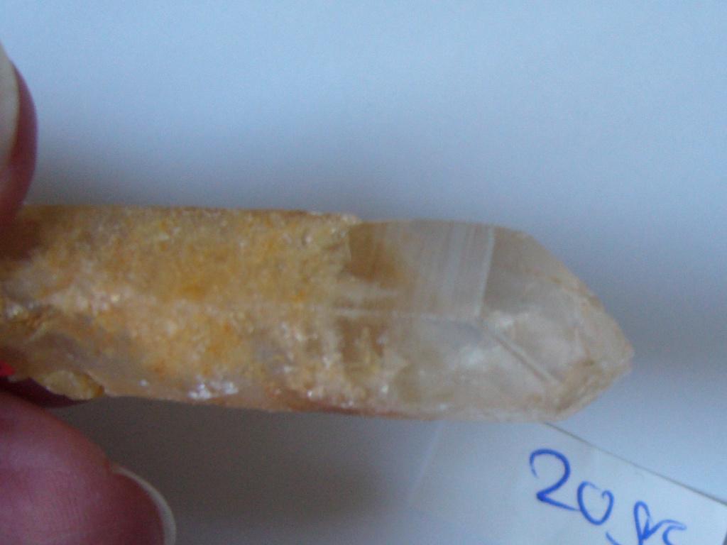 golden healer bergkristal 3 voor 4,00 lemuriaan punt 20gr, Ophalen of Verzenden, Mineraal
