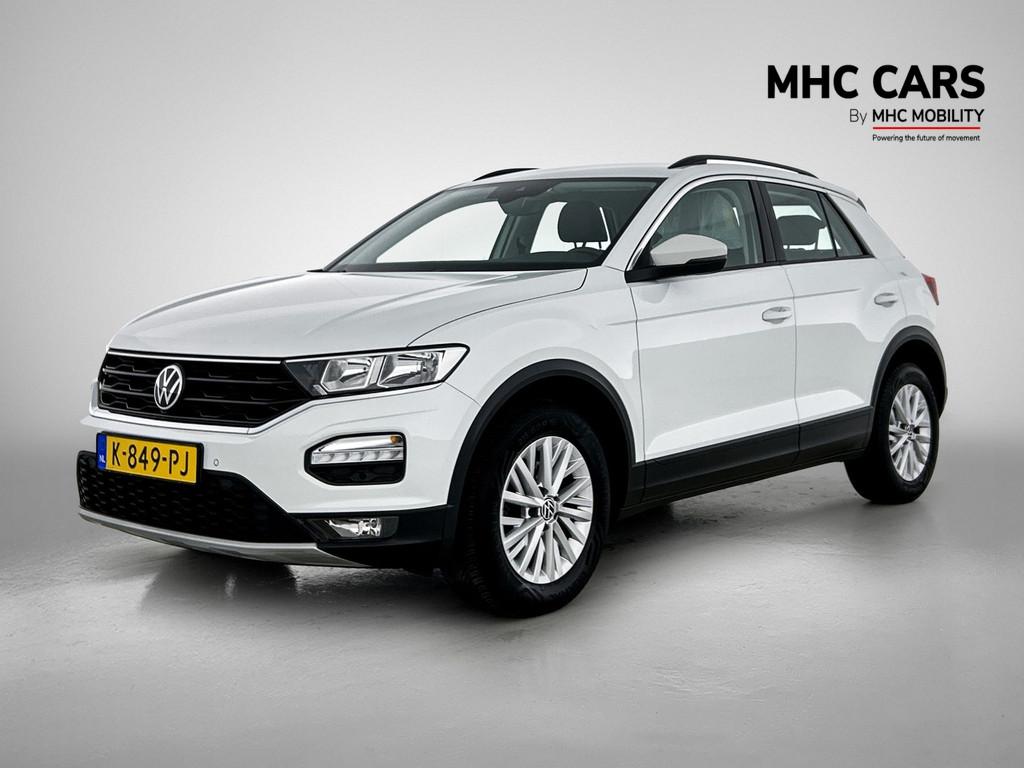 Volkswagen T-Roc 1.0 TSI Style | Trekhaak | Carplay, Stof, Gebruikt, 1194 kg, Wit