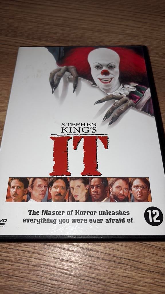 It van Stephen King met Tim Curry als Pennywise de Clown., Vanaf 16 jaar, Ophalen of Verzenden, Zo goed als nieuw, Overige genres