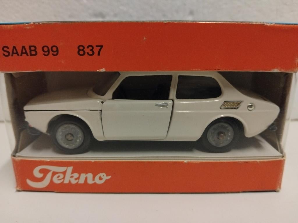 TEKNO #837 SAAB 99 offwhite Denmark, Hobby en Vrije tijd, Modelauto's | 1:43, Ophalen of Verzenden, Zo goed als nieuw, Auto, Overige merken