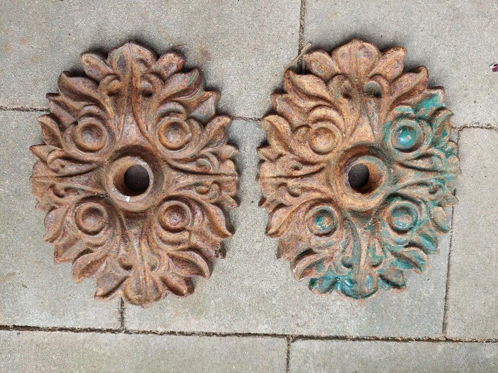 Mooie Muurrozet /muuranker gietijzer 17.50 p.stuk, Huis en Inrichting, Woonaccessoires | Onderzetters, Glas of Kopje, Ophalen of Verzenden