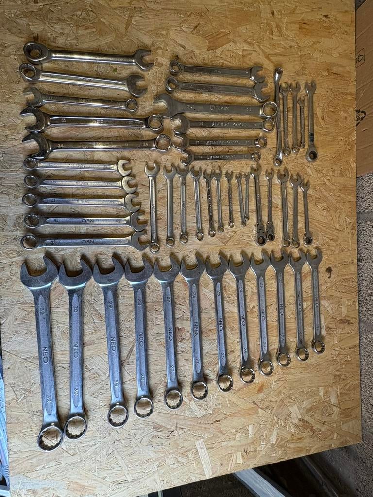 Partij neo tool ringsleutel, Doe-het-zelf en Verbouw, Gereedschap | Handgereedschap, Ophalen of Verzenden, Zo goed als nieuw