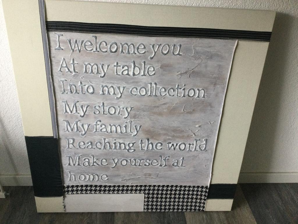 Canvas, Ophalen, Zo goed als nieuw, Schilderij, Minder dan 50 cm