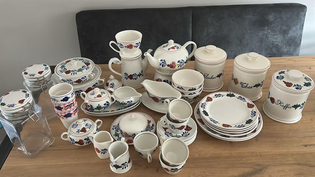 Boerenbond servies set, Ophalen
