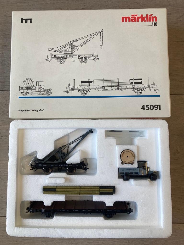 Marklin ho 45091 set wagons nieuwstaat, Wisselstroom, Treinset, Verzenden, Nieuw