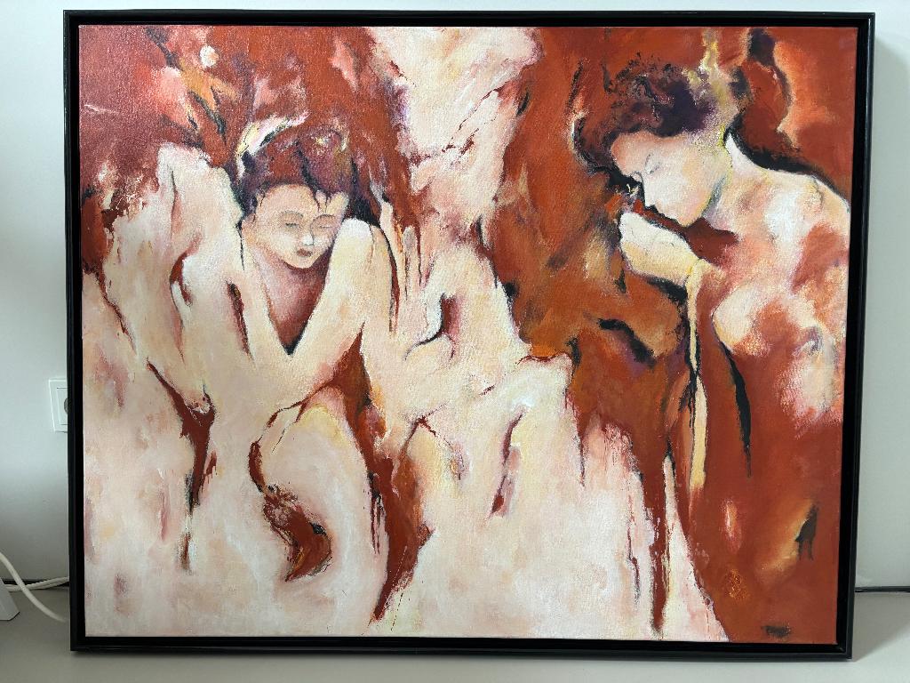 Schilderij figuren, Ophalen