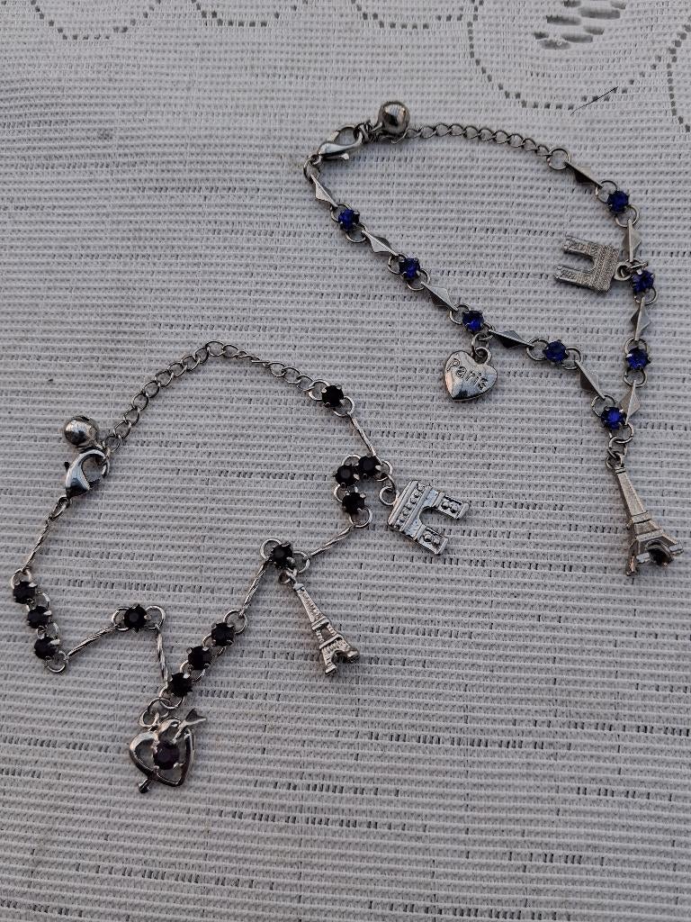 Vintage armbanden, Verzenden, Overige materialen, Armband, Met edelsteen