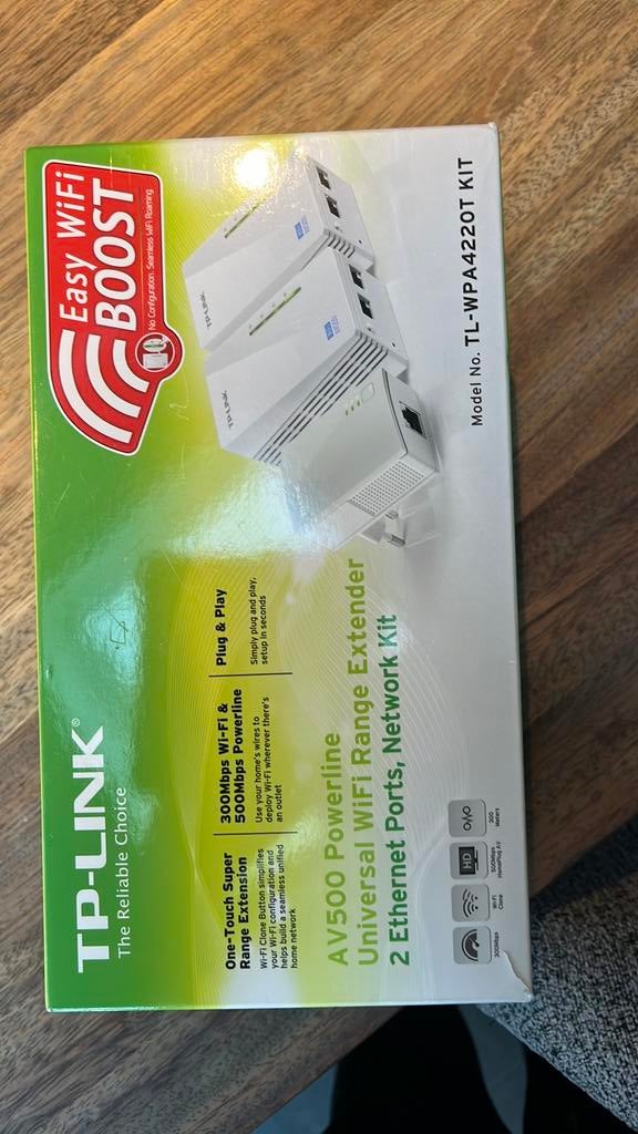 TP-Link TL-WPA4220T KIT wifi versterkers, Ophalen of Verzenden