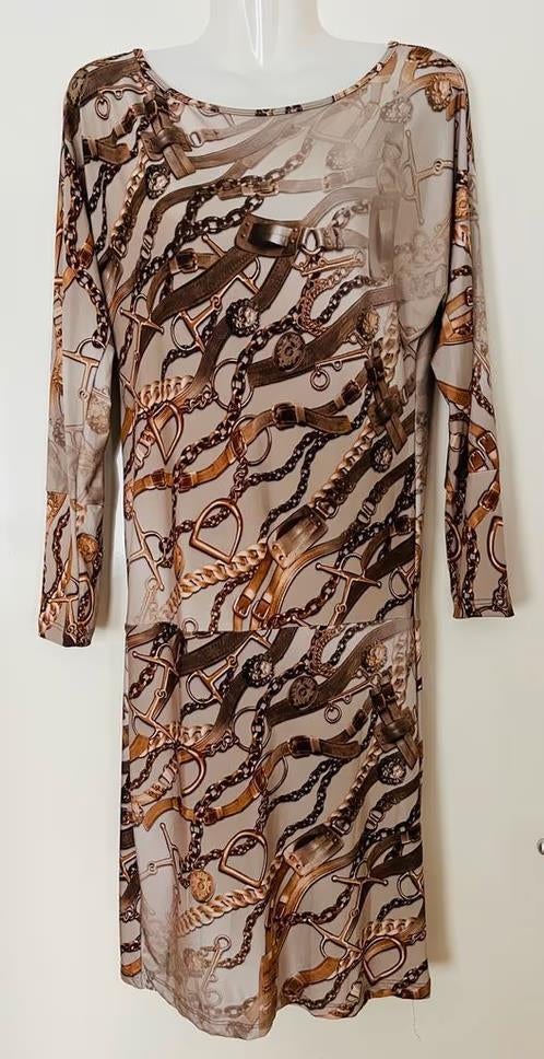 Studio Mo jurk maat S, Beige, Ophalen of Verzenden, Zo goed als nieuw, Maat 36 (S)