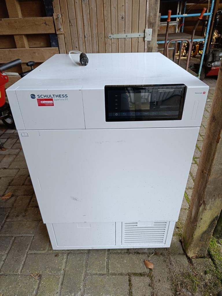 Schulthess Superforte 811 Wasdroger, Witgoed en Apparatuur, Wasdrogers, Zo goed als nieuw, Luchtafvoer, Voorlader, 90 tot 95 cm