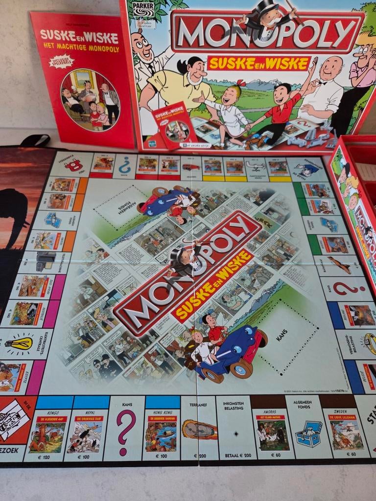 Suske en Wiske - Monopoly, Verzamelen, Stripfiguren, Ophalen of Verzenden, Suske en Wiske, Gebruikt, Gebruiksvoorwerp