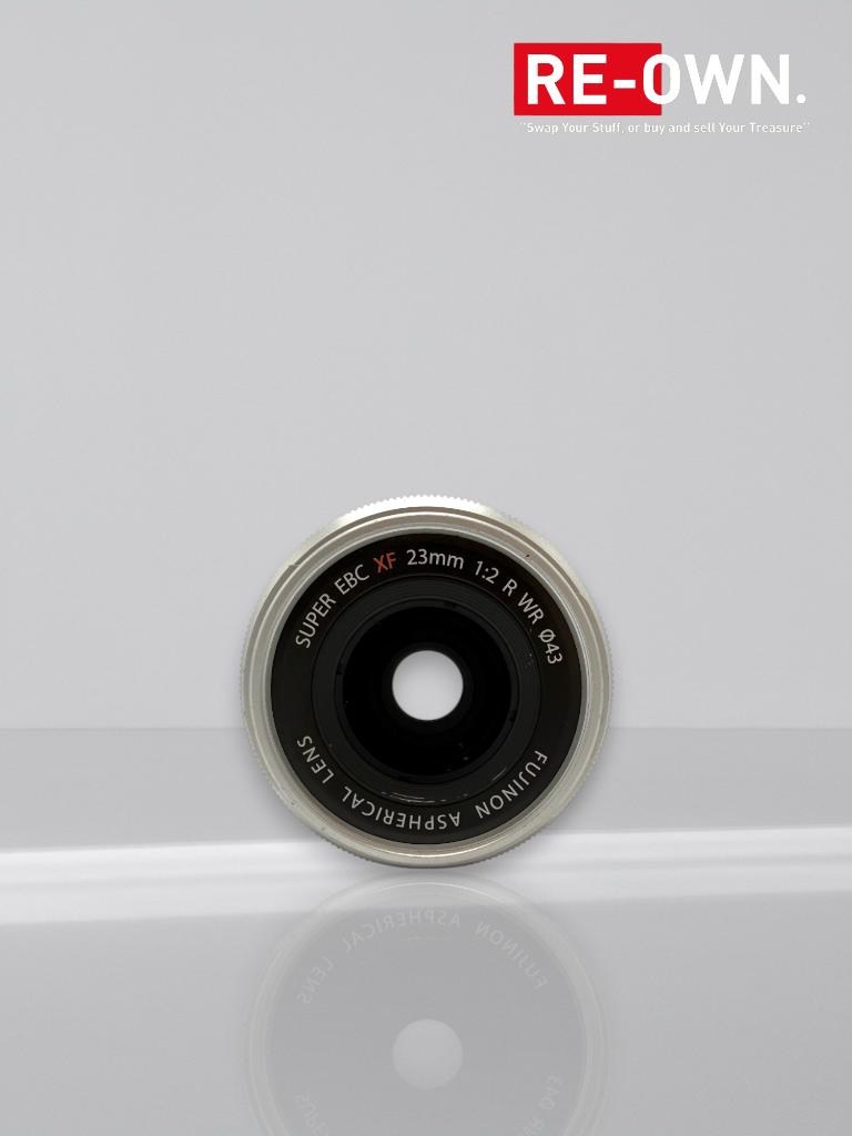 Fujifilm XF 23mm f/2 R WR lens (SILVER)  Topstaat + garantie, ., Ophalen of Verzenden, Zo goed als nieuw, Standaardlens