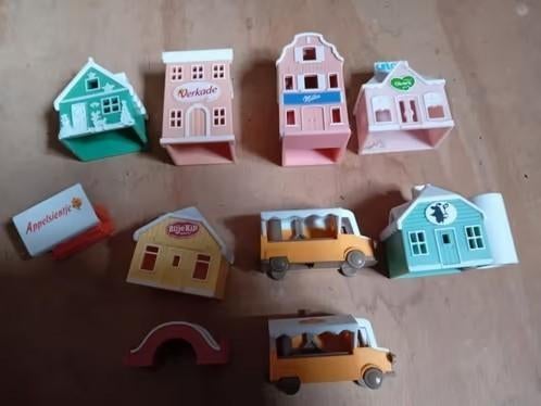13 albert heijn huisjes brug chocomel wagen voor kerstdorp, Verzamelen, Supermarktacties, Albert Heijn, Ophalen of Verzenden