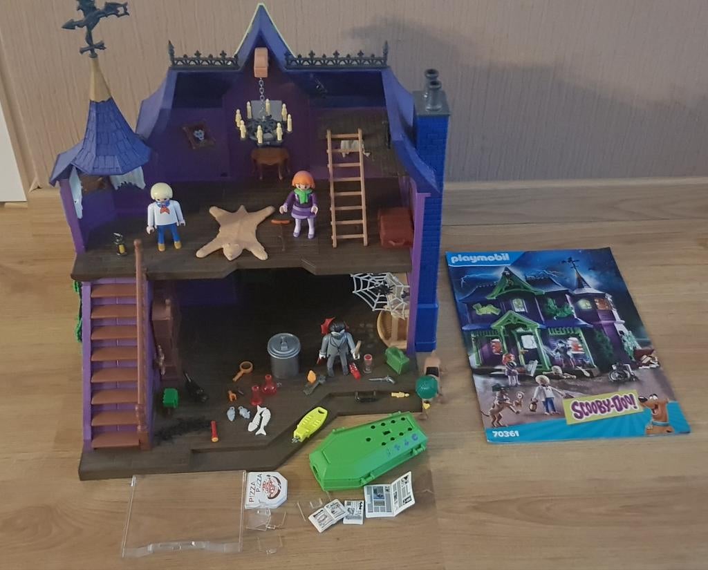 PLAYMOBIL SCOOBY DOO, Ophalen of Verzenden, Zo goed als nieuw, Complete set