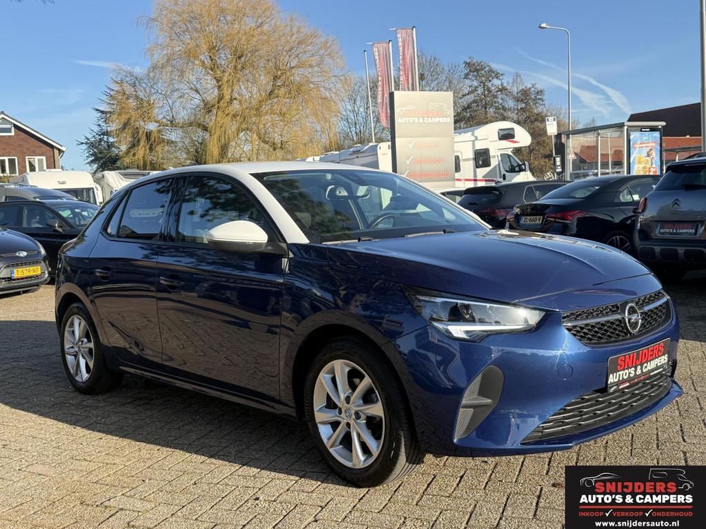 Opel Corsa 1.2 Edition+ luxe uitvoering, Voorwielaandrijving, Stof, Gebruikt, Zwart