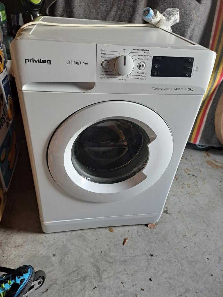 Privileg MyTime Wasmachine - 6kg, 1400 toeren, Gebruikt, Voorlader, 85 tot 90 cm, 1200 tot 1600 toeren