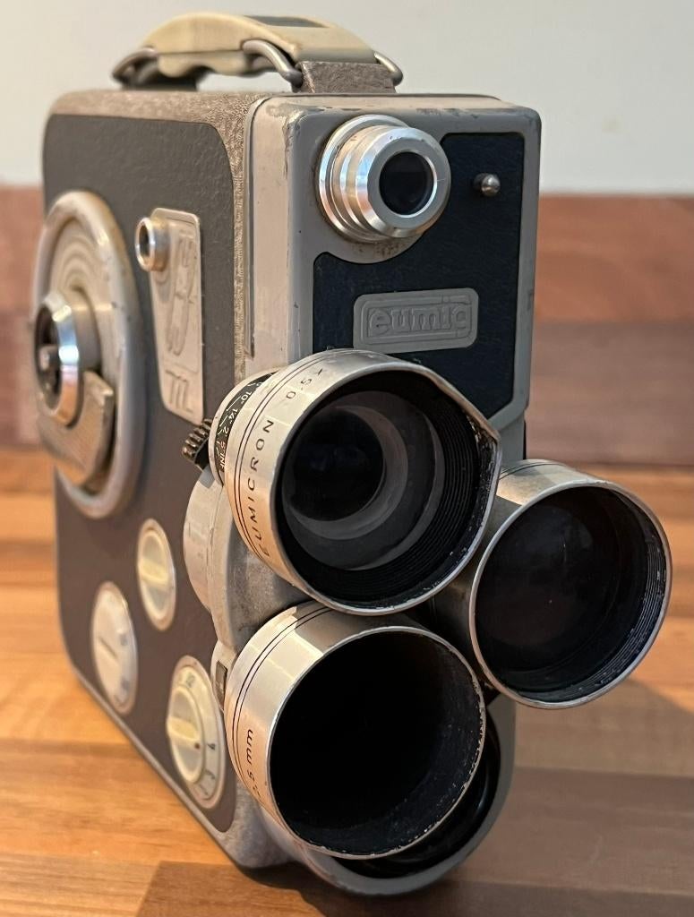 Eumig C3 opwindbare filmcamera 8mm, Ophalen of Verzenden, 1940 tot 1960, Filmcamera