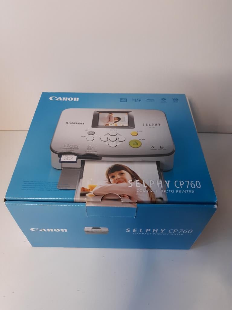 Zgan Canon Selphy Cp 760 Fotoprinter, Ophalen of Verzenden, Zo goed als nieuw