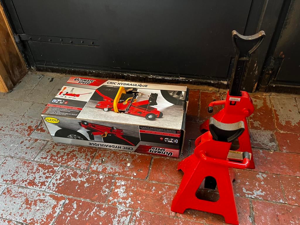 Krik en assteunen, Auto diversen, Krikken, Ophalen, Zo goed als nieuw, Hydraulisch, Garagekrik