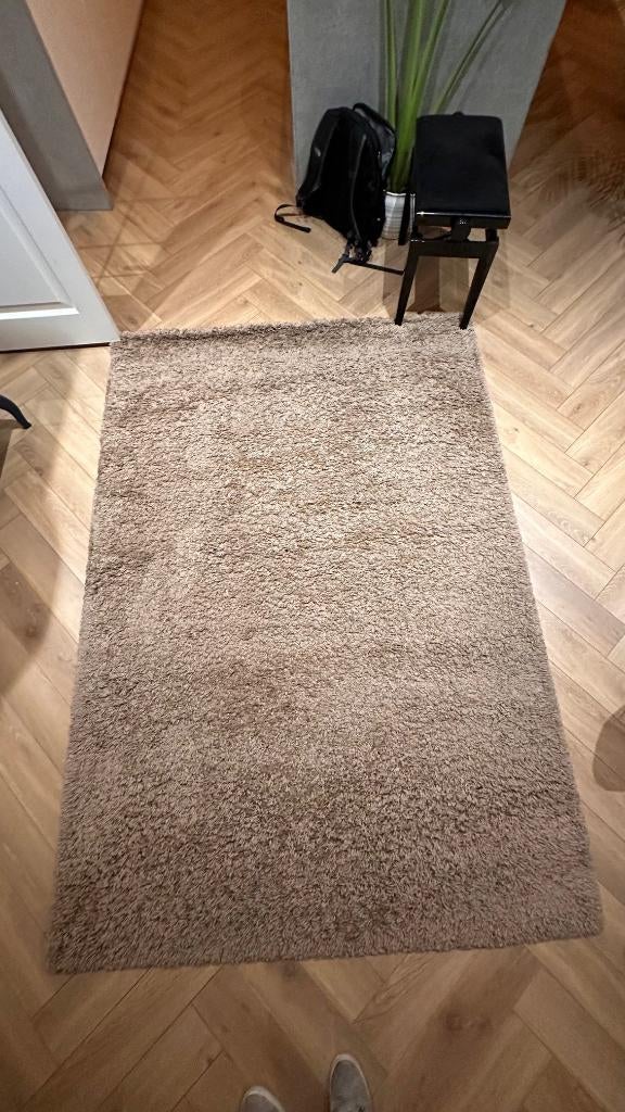 Mooi vloerkleed (hoogpolig) 160 x 230, Ophalen, Bruin, 150 tot 200 cm, 200 cm of meer