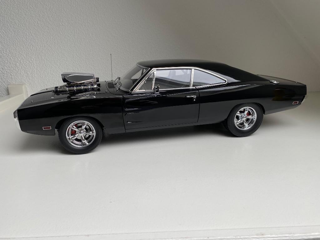 1/8 Dodge Charger R/T 1970 door DeAgostini, Ophalen, Zo goed als nieuw, 1:5 t/m 1:8, Auto