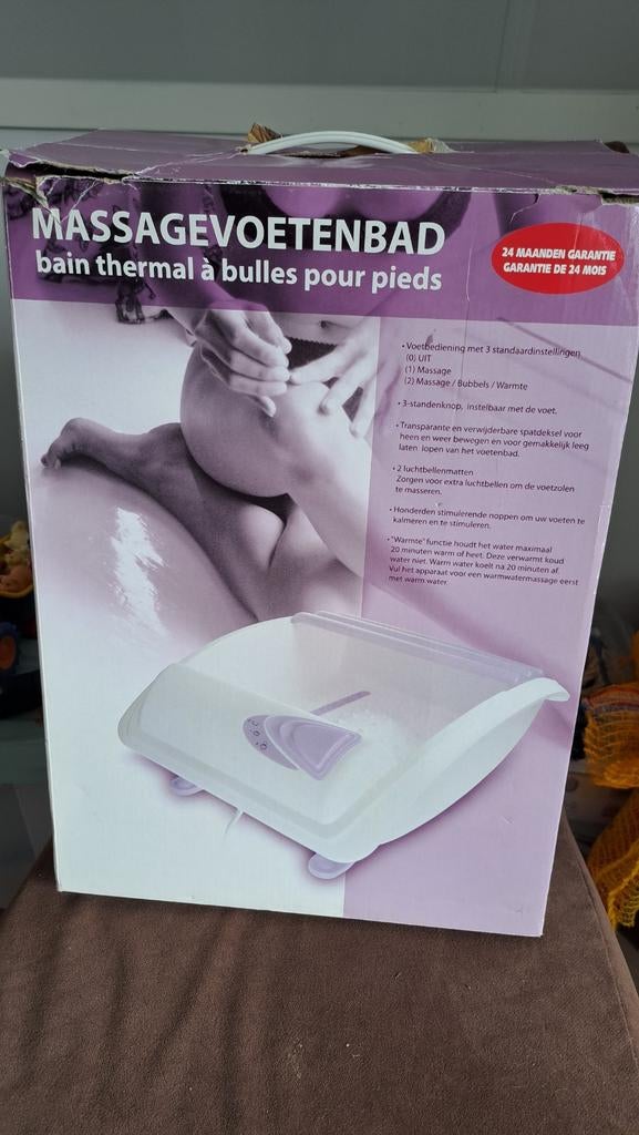 Massage voetenbad, Ophalen of Verzenden, Zo goed als nieuw, Hand- en Voetverzorging