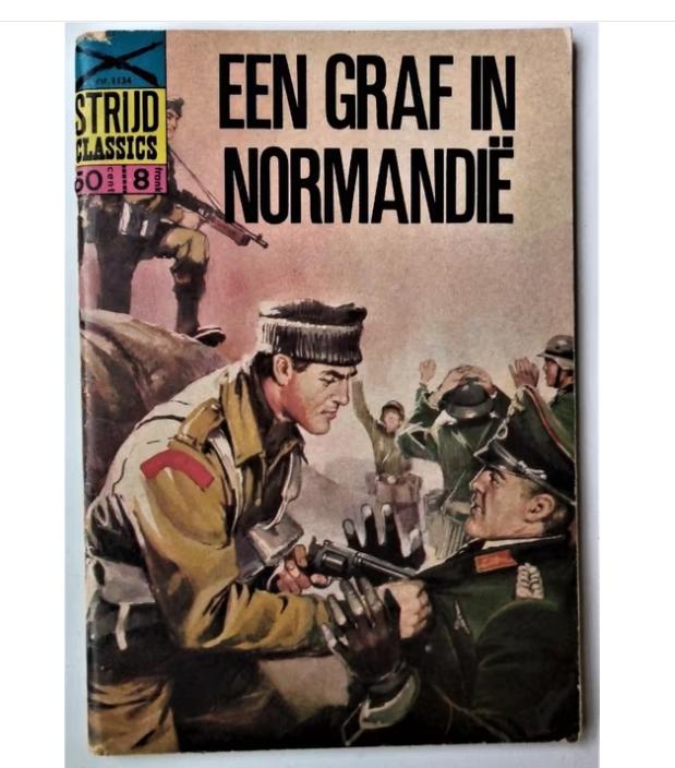 strijd classics nr.1134/1967/1ste druk/ graf in normandië, Boeken, Stripboeken, Eén stripboek, Ophalen of Verzenden, Gelezen