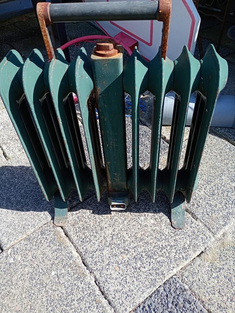 Antieke radiator, Ophalen