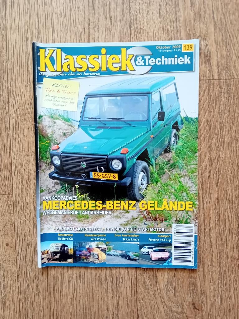 Klassiek & Techniek nr. 139 - oktober 2009 - Co Besselsen, Ophalen of Verzenden, Gelezen, Algemeen