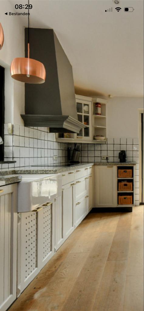 Complete landelijke keuken, Huis en Inrichting, Keuken | Complete keukens, Ophalen, Gebruikt, Wit, Hoekkeuken