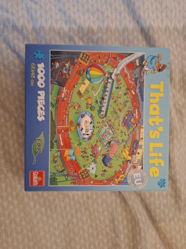 That's Life Legpuzzel 1000 stukjes, Hobby en Vrije tijd, Denksport en Puzzels, Ophalen of Verzenden, 500 t/m 1500 stukjes, Zo goed als nieuw