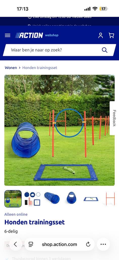 6 delig honden training set, Dieren en Toebehoren, Ophalen of Verzenden, Zo goed als nieuw