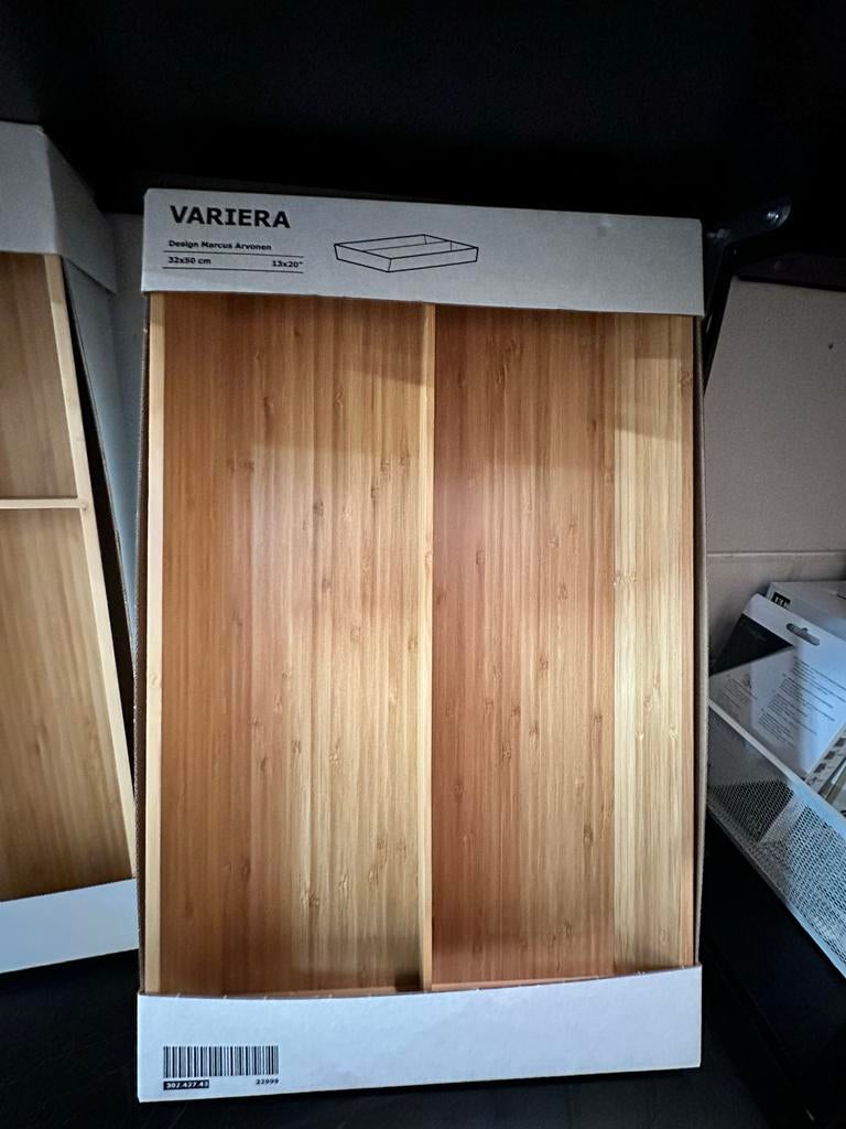 IKEA VARIERA Bestekbak / Ladeverdeler Bamboe 32x50 cm, Overige typen, Hout, IKEA, Nieuw