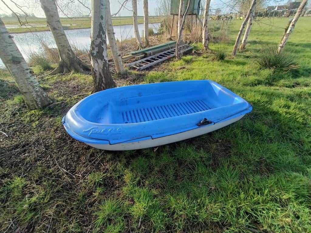 Bijboot roeiboot speelboot kunststof, Ophalen of Verzenden, Zeil, Minder dan 5 m²