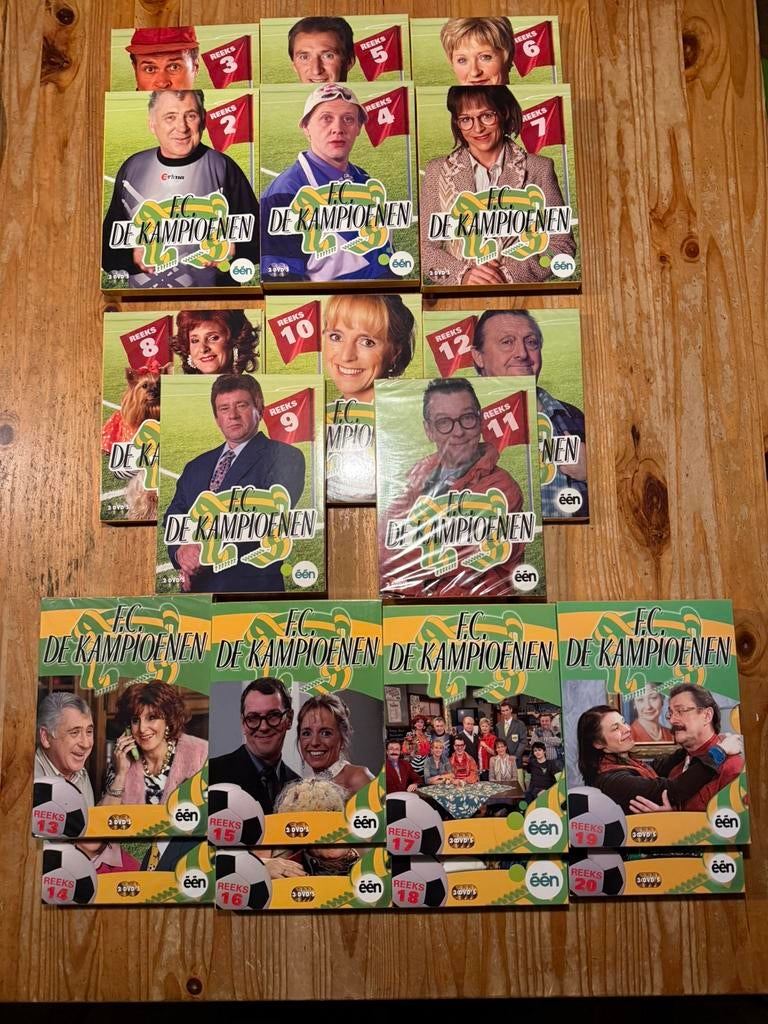F.C. Fc De Kampioenen DVD Box - Reeks 2 t/m 20, Cd's en Dvd's, Alle leeftijden, Verzenden, Zo goed als nieuw