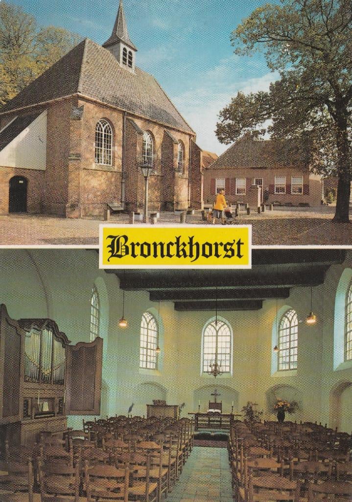 BRONKHORST Ned. Herv. Kapel, Verzamelen, Ansichtkaarten | Nederland, Verzenden, 1960 tot 1980, Ongelopen, Gelderland