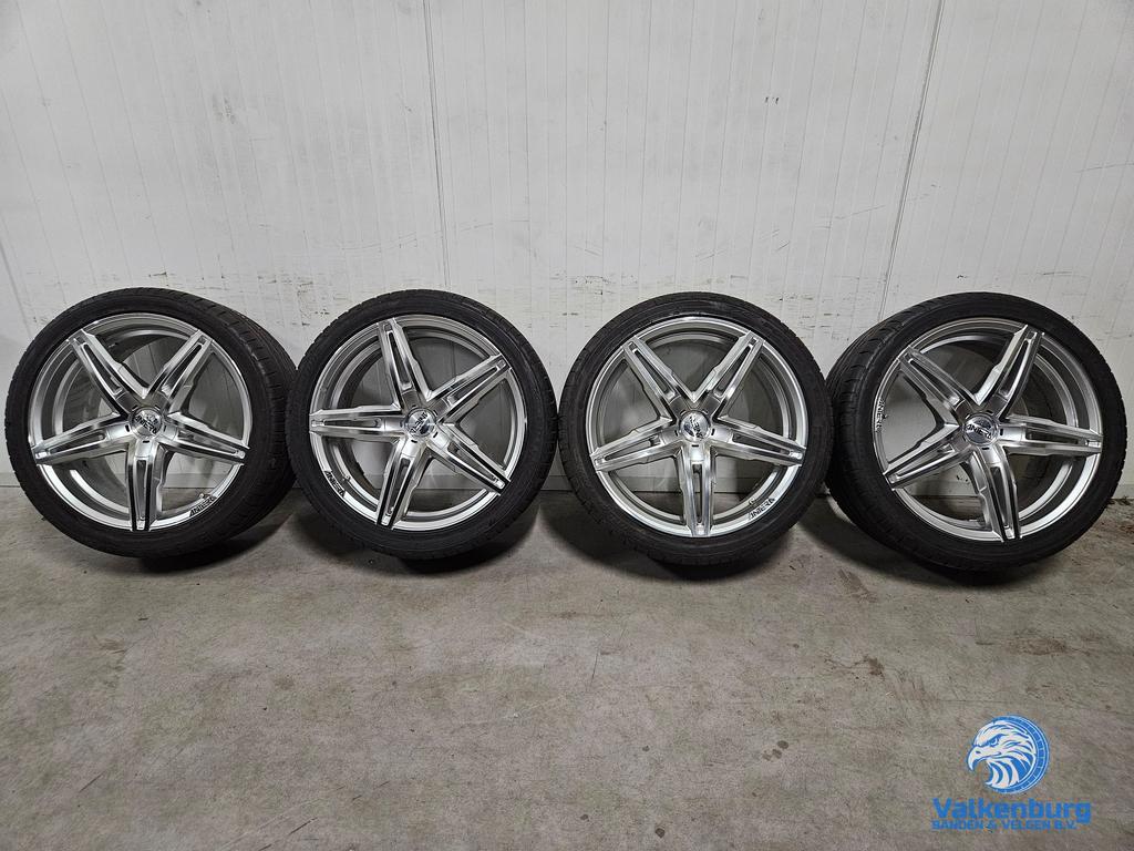 6mm! Audi A5 A6 A7 A8 19 inch velgen 5x112 zomerbanden 255/3, 19 inch, Gebruikt, 255 mm, -