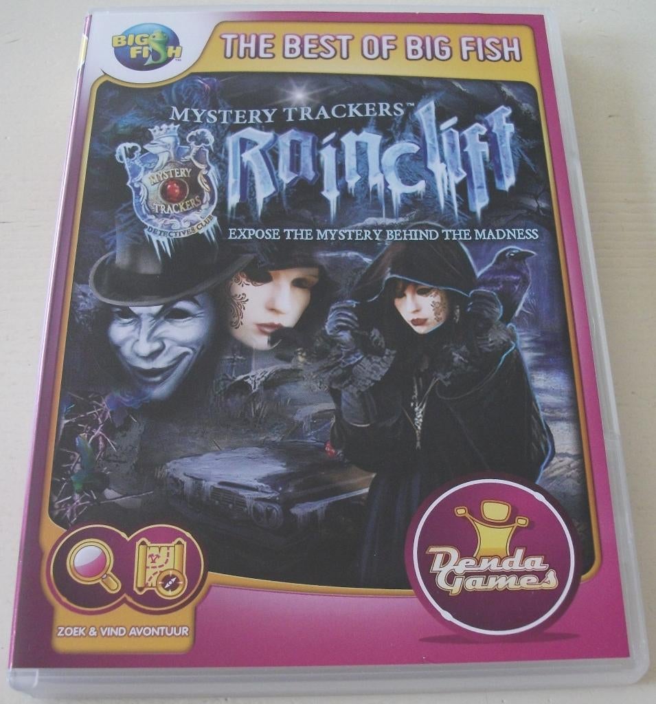 PC Game *** MYSTERY TRACKERS *** Raincliff, Puzzel en Educatief, 1 speler, Ophalen of Verzenden, Zo goed als nieuw