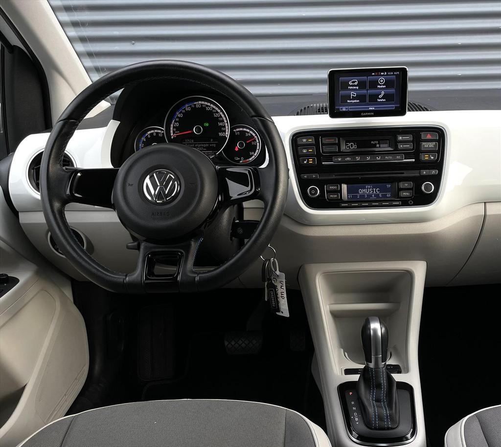 Volkswagen e-Up! 82PK 5DRS/CLIMA/VOORRUITVERW., Auto's, Volkswagen, Automaat, Stof, Up!, Wit