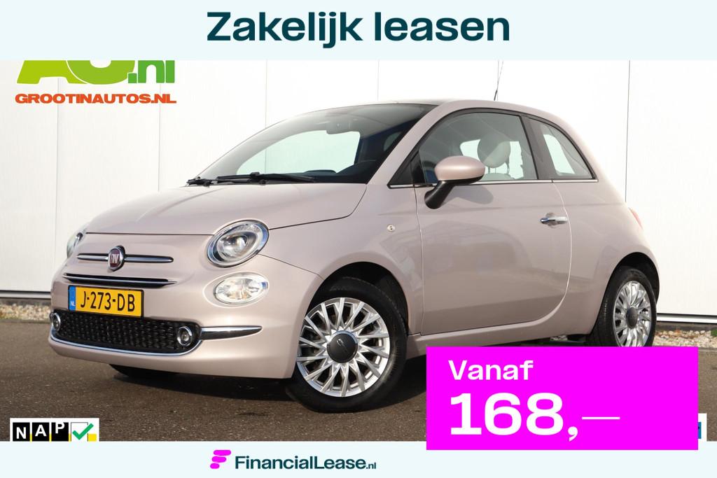 Fiat 500 1.0 Hybrid Star Panoramadak Two Tone Interieur Half, Voorwielaandrijving, Stof, Euro 6, Met garantie (alle)