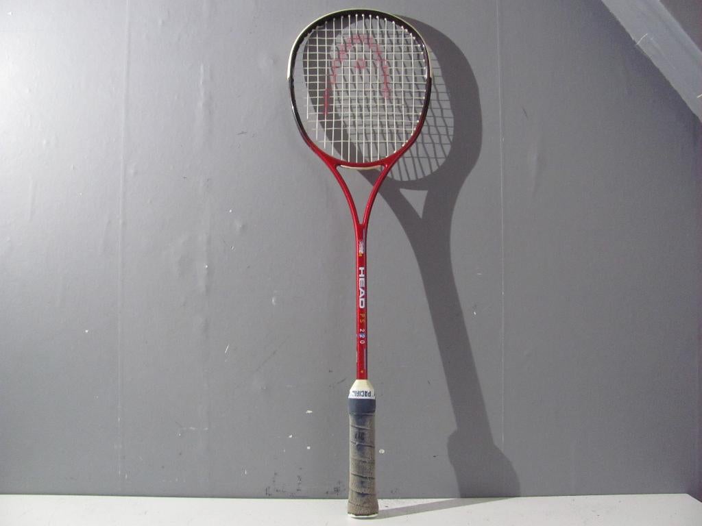 HEAD PS220 squash racket, Sport en Fitness, Squash, Ophalen of Verzenden, Zo goed als nieuw, Racket, Met hoes