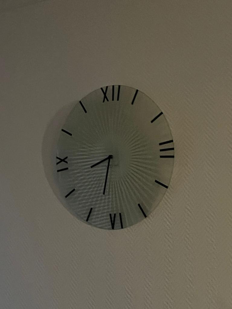 Klok Nextime, Huis en Inrichting, Woonaccessoires | Klokken, Ophalen of Verzenden, Zo goed als nieuw, Wandklok