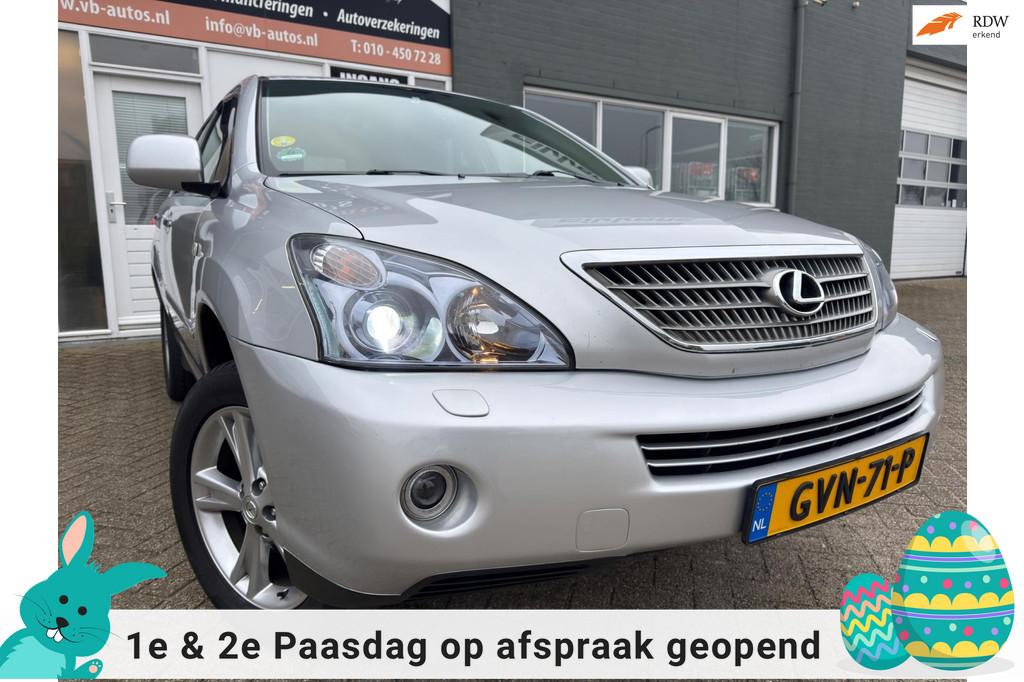 Lexus RX 400h met leer en achteruitrijcamera en elec. kantel, Auto's, Lexus, Automaat, 3311 cc, Gebruikt, Zwart